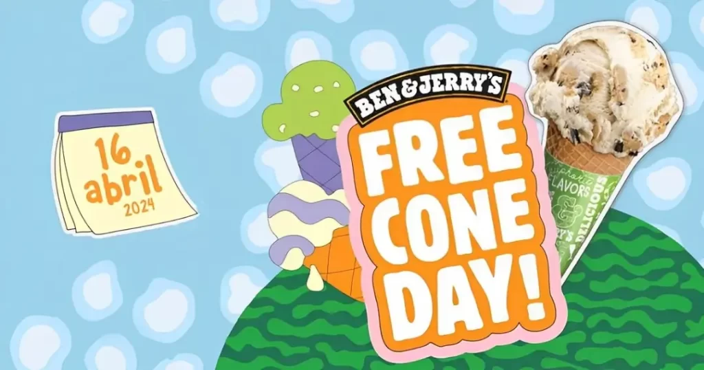 Dia da Casquinha Grátis da Ben & Jerry's