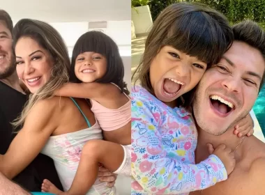 Maira Cardi e Arthur Aguiar trocam acusações após polêmica com filha