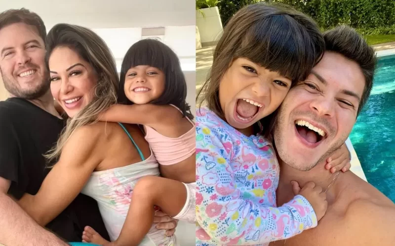 Maira Cardi e Arthur Aguiar trocam acusações após polêmica com filha