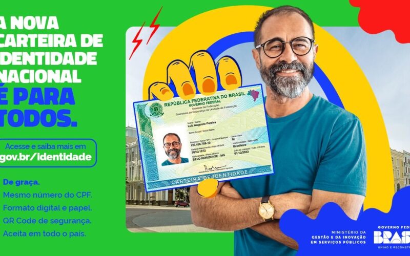 Nova Carteira de Identidade Nacional: modelo único a partir de agosto