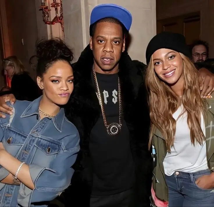 Jay-Z, Beyoncé e Rihanna 