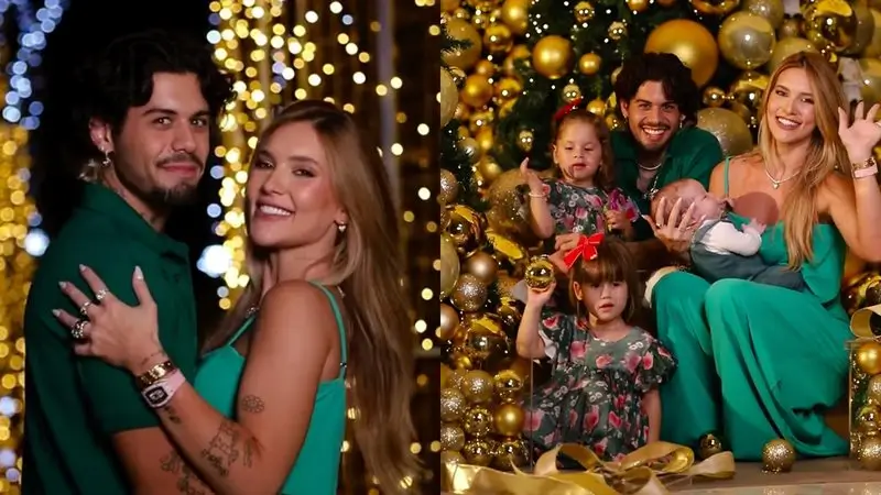 Virgínia Fonseca e Zé Felipe Mostram Decoração de Natal Deslumbrante