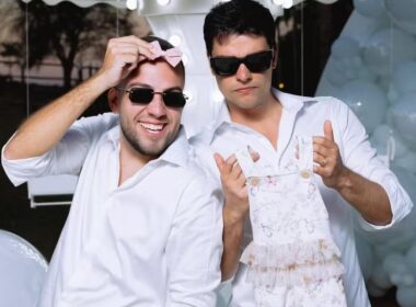 Lucas Rangel e Lucas Bley revelam sexo do bebê